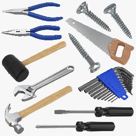 Hand Tool Collection 01 3D model